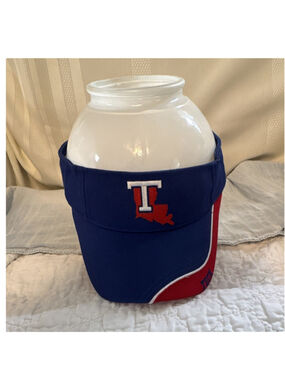 The Game Louisiana Tech Bulldogs Blue/Red/White Visor Hat One Size